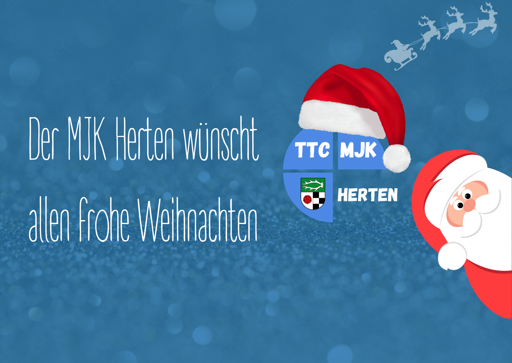 Frohe Weihnachten wünscht der TTC MJK Herten