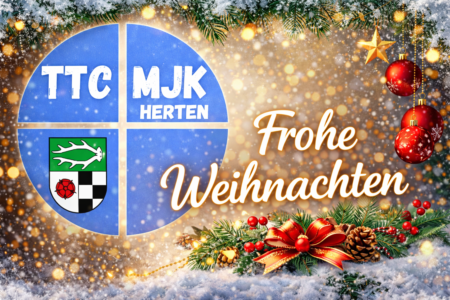 Frohe Weihnachten an alle Vereinsmitglieder